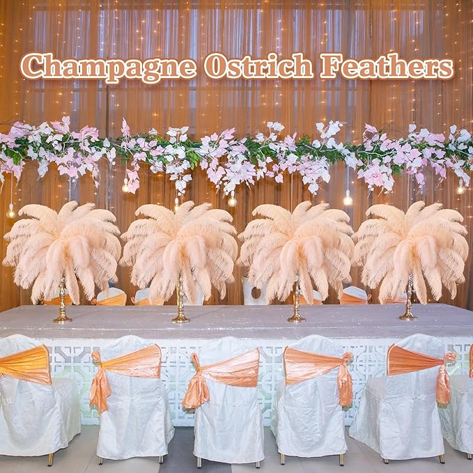 80 Pcs Large Natural Ostrich Feathers Plumes 14-16 Inch Bulk - Image 5