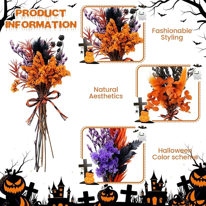 10/12/24/36 Pack Mini Dried Flowers - Image 7