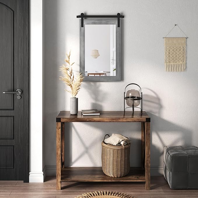 COGOOD Farmhouse Barn Door Mirror - Image 3