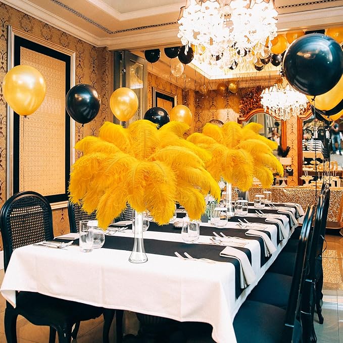 Maitys 90 Pcs Large Natural Ostrich Feathers Bulk 14-16 Inch 12-14 Inch 10-12 - Image 5