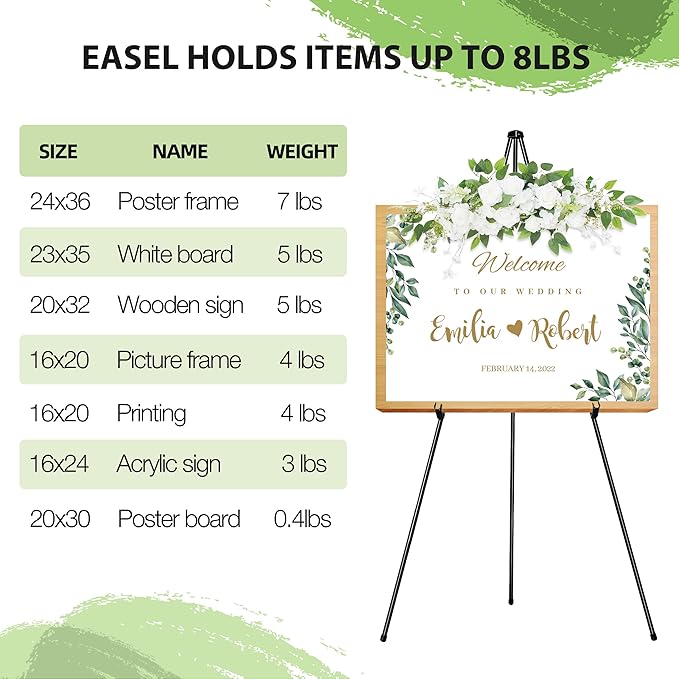 63" Display Easel Stand - Image 5