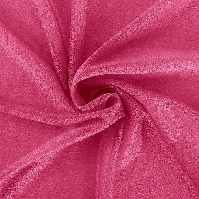 Hot Pink Wedding Arch Draping Fabric 29" x 20 FT Wedding Drapes - Image 6