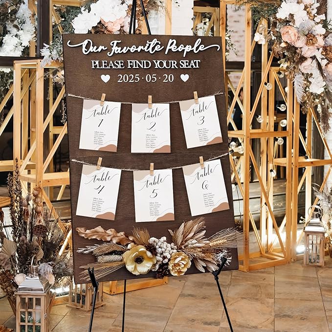 OurWarm Wedding Seating Chart - Image 6