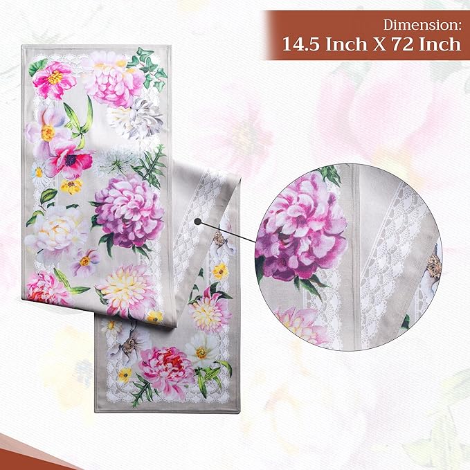 Maison d' Hermine Table Runner 100% Cotton Double Layer Table Runners 72 inches - Image 4