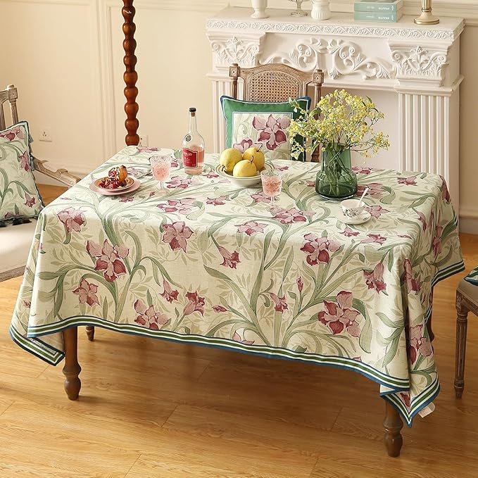 patdrea Designer French Green Small Tablecloth - Image 3