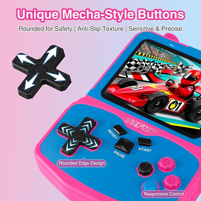 Handheld Game Console for Girls, 220 Retro Games Built-in, 3.5'' HD IPS Screen - Image 6