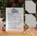 Frosted Blank Acrylic Sign by ORGANTEAM