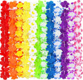 12PCS Hawaiian Leis Bulk, Colorful Luau Leis Party Decorations, Hawaiian by Arrowom