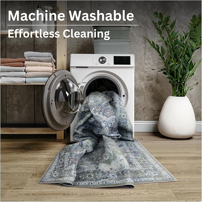 Bloom Rugs Washable Non-Slip 12 ft Runner - Image 8