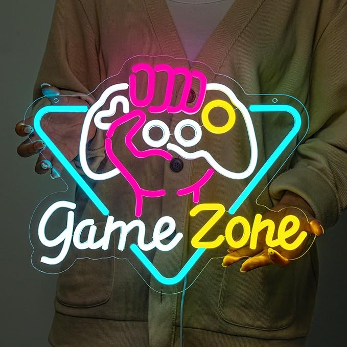 Game Zone Neon Sign Dimmable Gamer Neon Signs Gaming Led Signs - Image 6