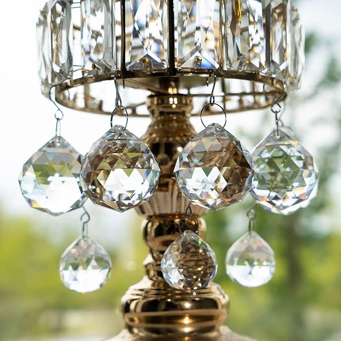 Crystalsuncatcher 20mm/0.78inch Clear Glass Crystal Ball Prism Feng Shui Lamp - Image 5
