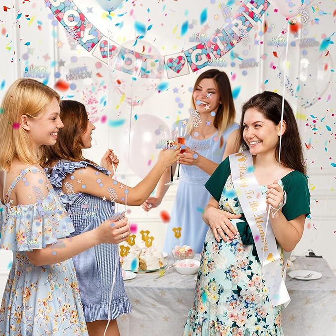 Birthday Confetti for Table, Glitter Birthday Confetti Metallic Foil Sprinkles - Image 7
