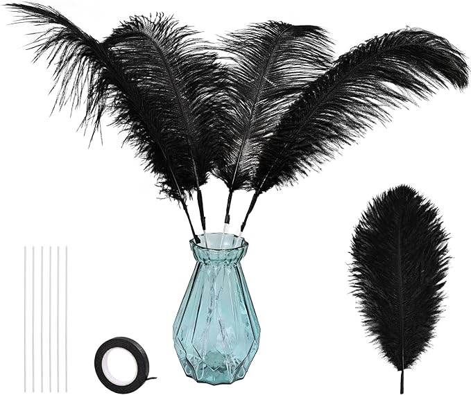 Bulk Black Ostrich Feathers by whitefeather