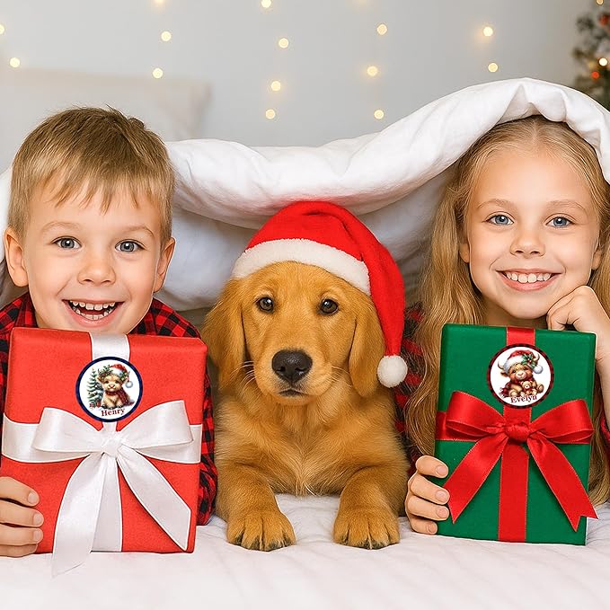 Personalized Christmas Stickers - Image 4