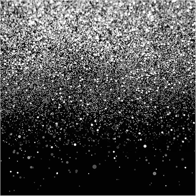 WOLADA Black and Silver Backdrop Silver Glitter Backdrop by WOLADAPhotographyBackdrop