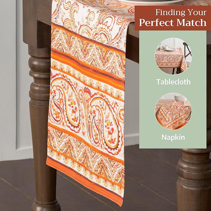 Maison d' Hermine Table Runner 100% Cotton Double Layer Table Runners 108 - Image 5