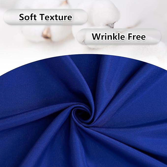 MEETSKY 10 feet x 10 feet Royal Blue Backdrop Curtains - Image 7