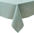 NLMUVW Sage Green Linen Tablecloth Rectangle, Rustic Textured Table Cloth Water by NLMUVW