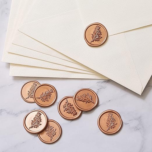 UNIQOOO Metallic Rose Gold Glue Gun Sealing Wax Sticks - Image 3
