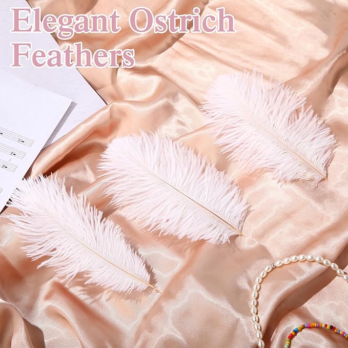 Crowye 100 Pcs Ostrich Feathers Bulk - Image 4