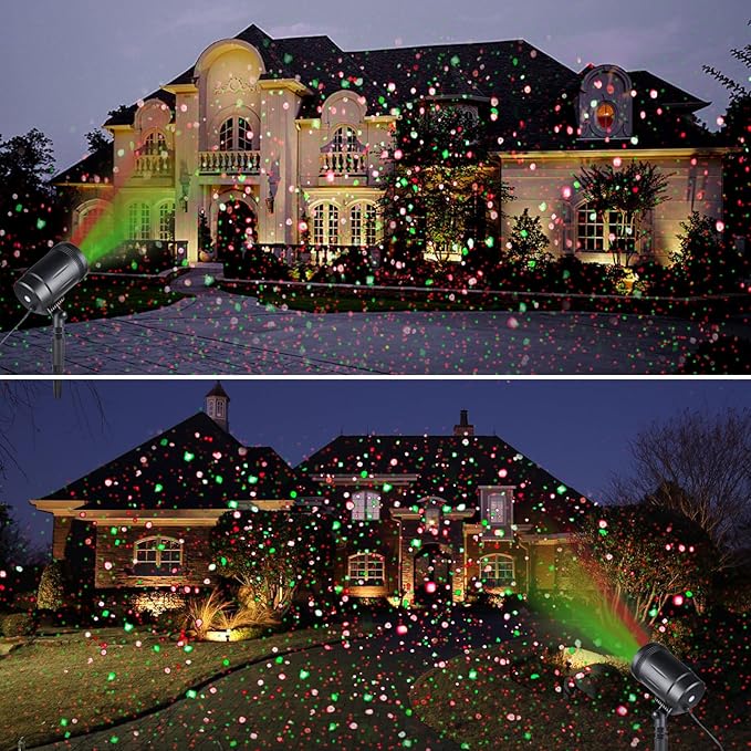 Outdoor Garden Laser Light Projector, Christmas Laser Lights - Image 2