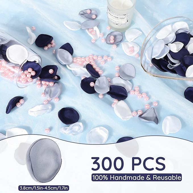 Suream 300 Pcs Silk Rose Petals, Artificial Flower Petals - Image 2
