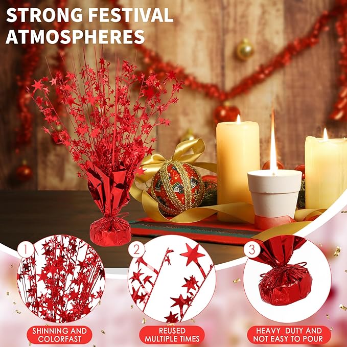 6 Pack Star Table Centerpieces for Party, Birthday Table Decorations for Kids - Image 3