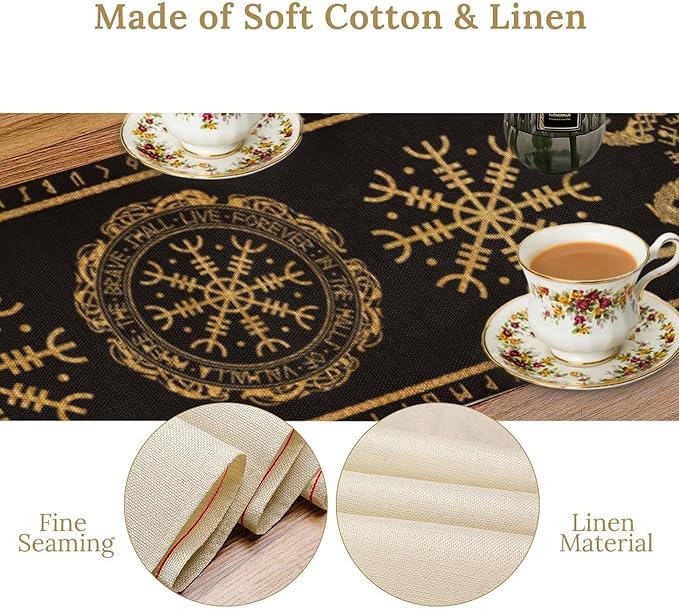 Viking Tree of Life Abstract Table Runner - Image 5