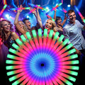 55 PCS Foam Glow Sticks, Foam Light Up Sticks Party Supplies by Wellent