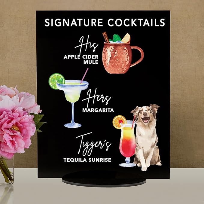 Pet Signature Drink Wedding Signs - Image 2