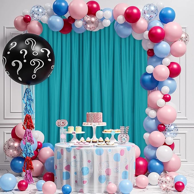 DWCN 10x10 FT Turquoise Backdrop Curtains - Image 6