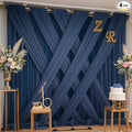 20×12ft Navy Blue Wrinkle Free Backdrop Curtain by ENJOYYOURPARTY