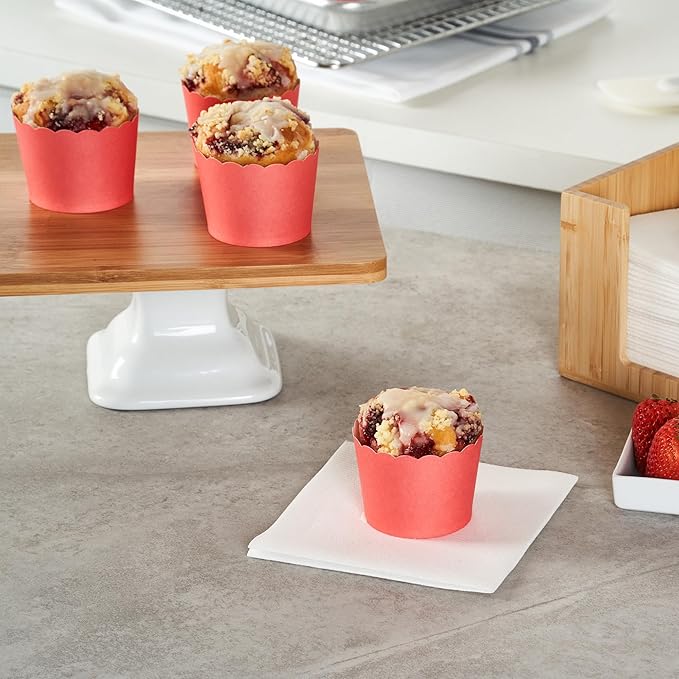 Panificio 3 Ounce Cupcake Wrappers, 200 Scalloped Baking Cups - Image 8