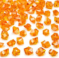 DomeStar Orange Fake Crushed 150 PCS Fake Diamonds Plastic Acrylic Clear Ice by DOMESTAR
