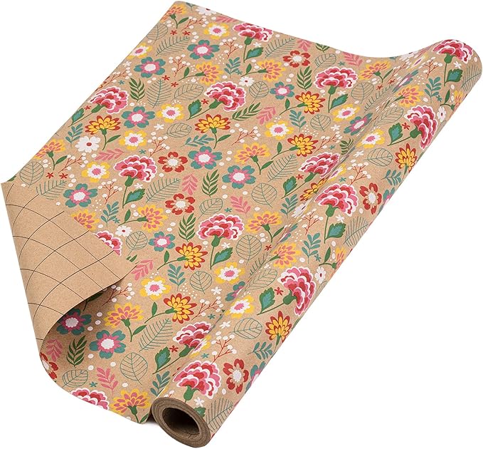 RUSPEPA Kraft Wrapping Paper Roll - Image 4