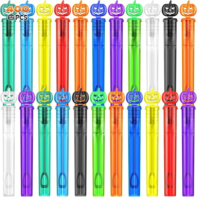 Shemira 400PCS Halloween Bubble Wands, Mini Bubbles Party Favors by Shemira