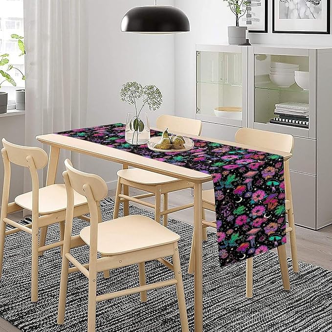 Gothic Star Moon Colorful Table Runner - Image 8