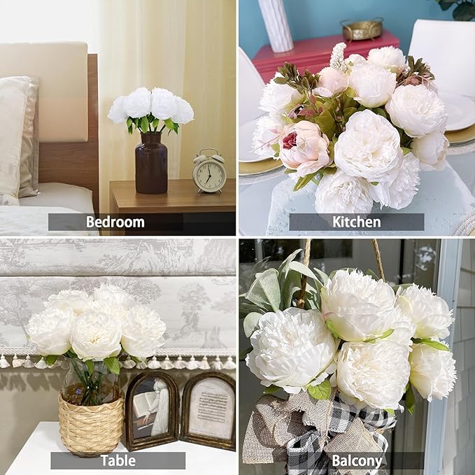U'Artlines Artificial Peony Silk Flower - Image 9