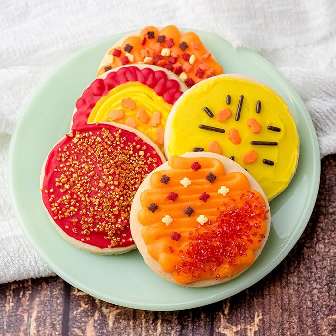 Sweets Indeed Sprinklefetti Fall 6-Cell Sprinkle Jar – 6 Assorted Fall - Image 6