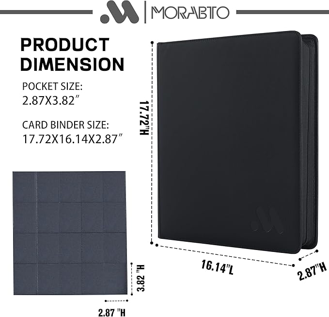 Card Binder 20 Pocket, Trading Card Binder Holds up to 2000 Cards - Image 2
