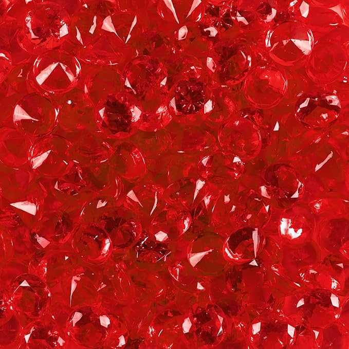 Super Z Outlet Acrylic Color Faux Round Diamond Crystals Treasure Gems - Image 4