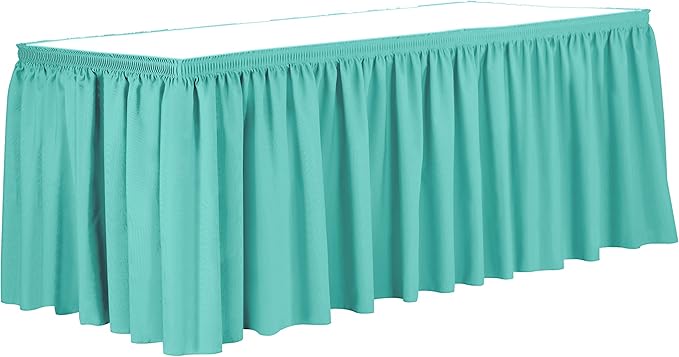 Ultimate Textile Pleat Polyester Fabric Table Skirt by UltimateTextile