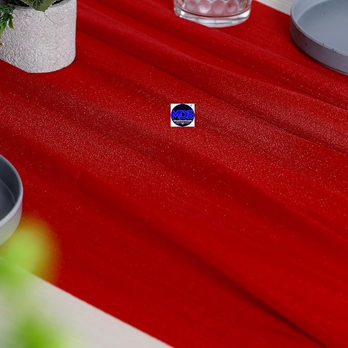 MDS 2 Pack 14ft Chiffon Table Runner 29 x 170 Inches Sheer Wedding Runner - Image 5
