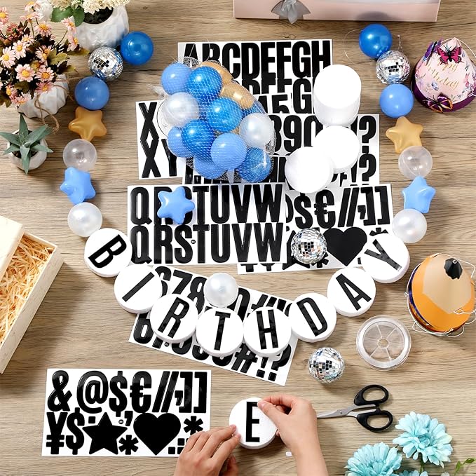 Giant Friendship Bracelet Garland Kit, DIY Birthday Banner - Image 2