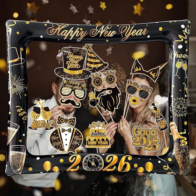 2026 New Year Photo Booth Inflatable Frame Kit - Image 3