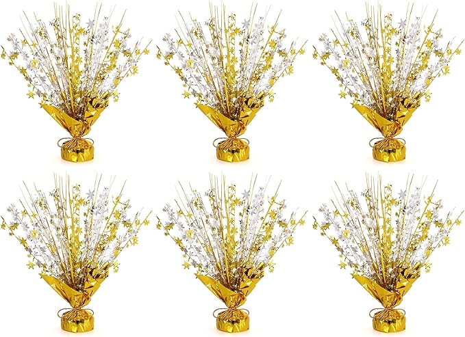 6 Pack Star Table Centerpieces for Party, Birthday Table Decorations for Kids by Unknown