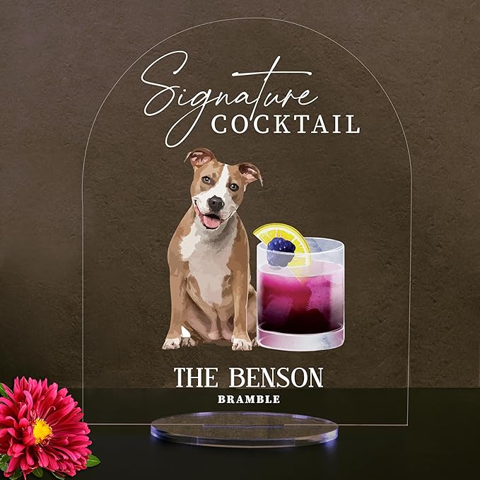 Pet Signature Drink Wedding Signs - Image 2