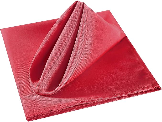 Cloth Napkins 17x17 inch Washable Polyester Dinner Napkins Soft Table Napkins - Image 3