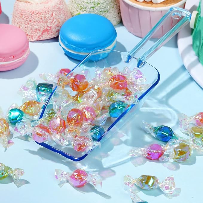 Ice Scoop Candy Buffet Containers Scoopers, Hmxpls Blue Plastic Scoop - Image 4