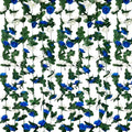 16Pcs 126Ft Royal Blue&White Rose Garland, Fake Rose Hanging Flowers, by Tisspoms